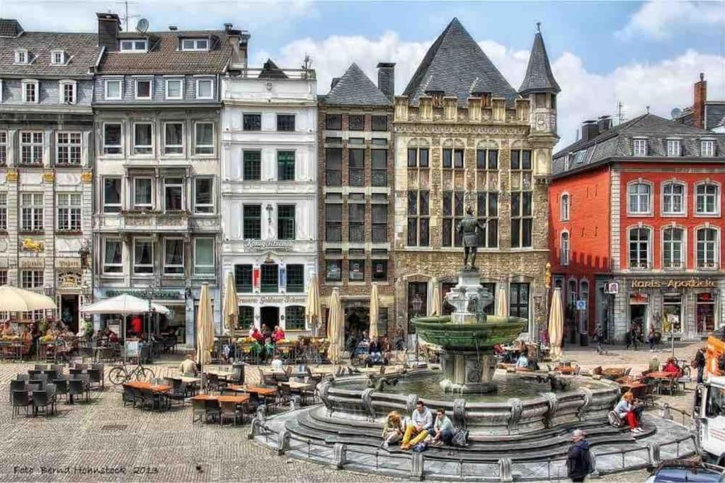 Modernes Apartment Mit 75Qm Mit Balkon & Aussicht Aquisgrà Exteriér fotografie